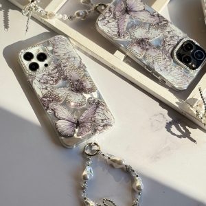 قاب Grey butterfly diamond کد M208