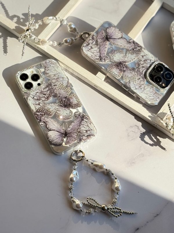 قاب Grey butterfly diamond کد M208