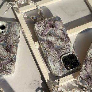 قاب Grey butterfly diamond کد M208