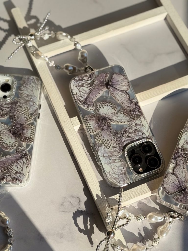 قاب Grey butterfly diamond کد M208