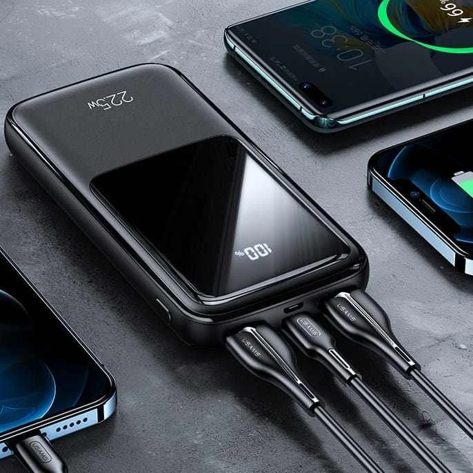 پاوربانک شارژ سریع 22.5 وات 20000 یوسامز Usams US-CD177 PB58 Dual Power Bank